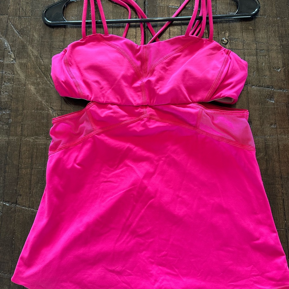 Lululemon Fuchsia Strappy Women's Top Size 6